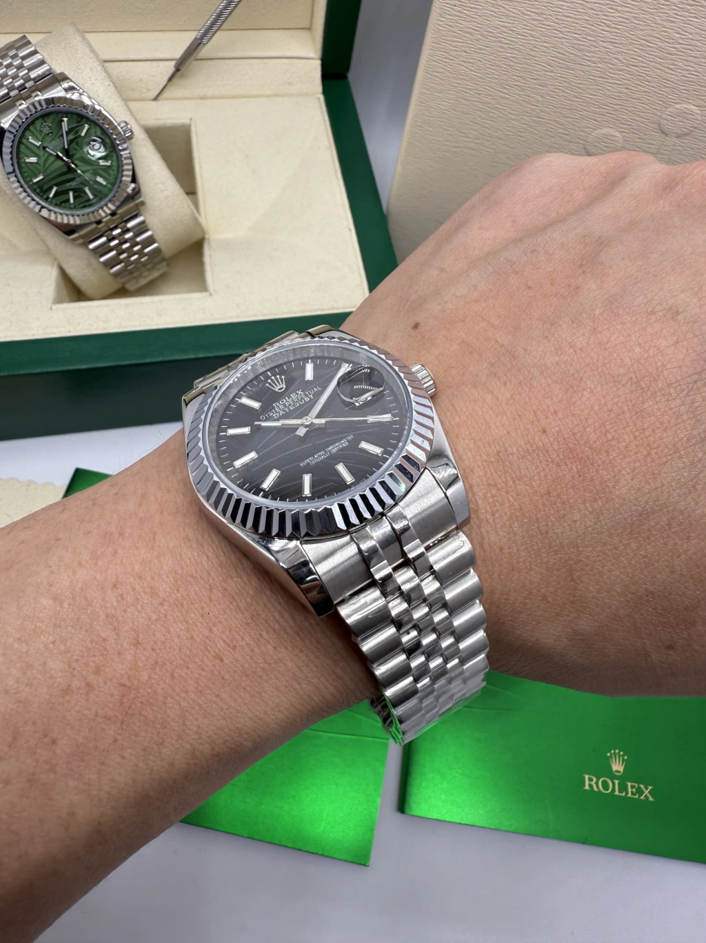 Datejust 40mm - AÇO MOSTRADOR PRETO - Imagem 5