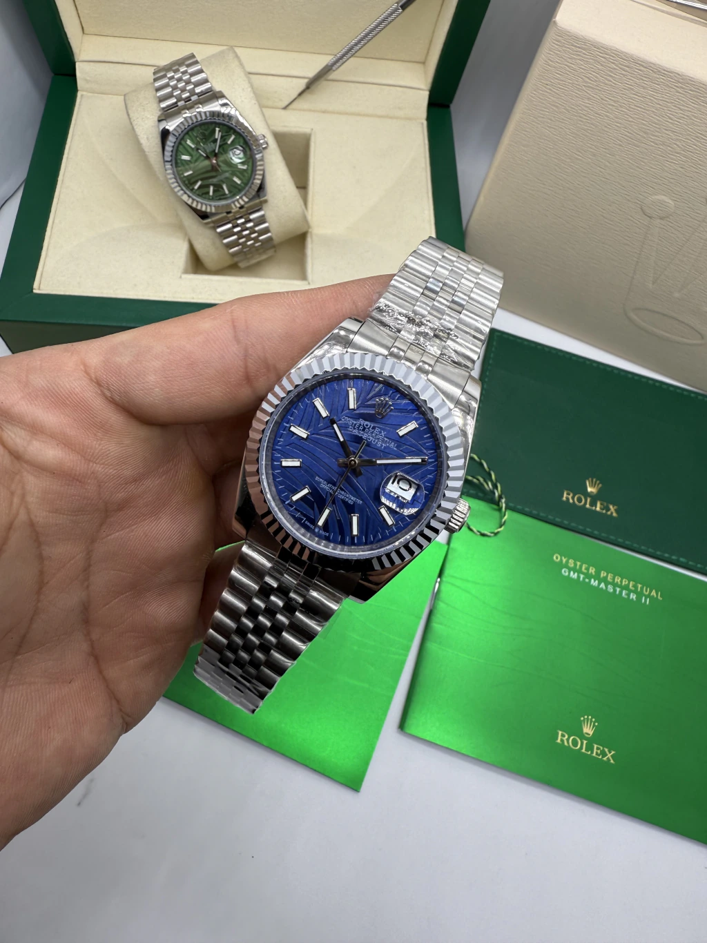 Datejust 40mm - AÇO MOSTRADOR AZUL