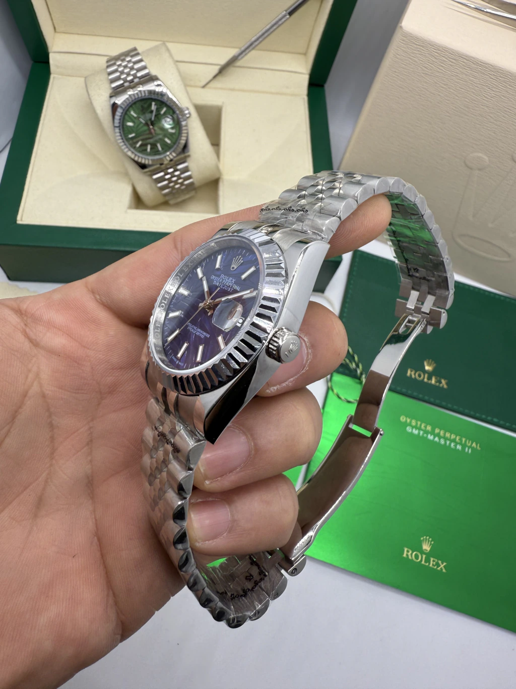 Datejust 40mm - AÇO MOSTRADOR AZUL - Imagem 2