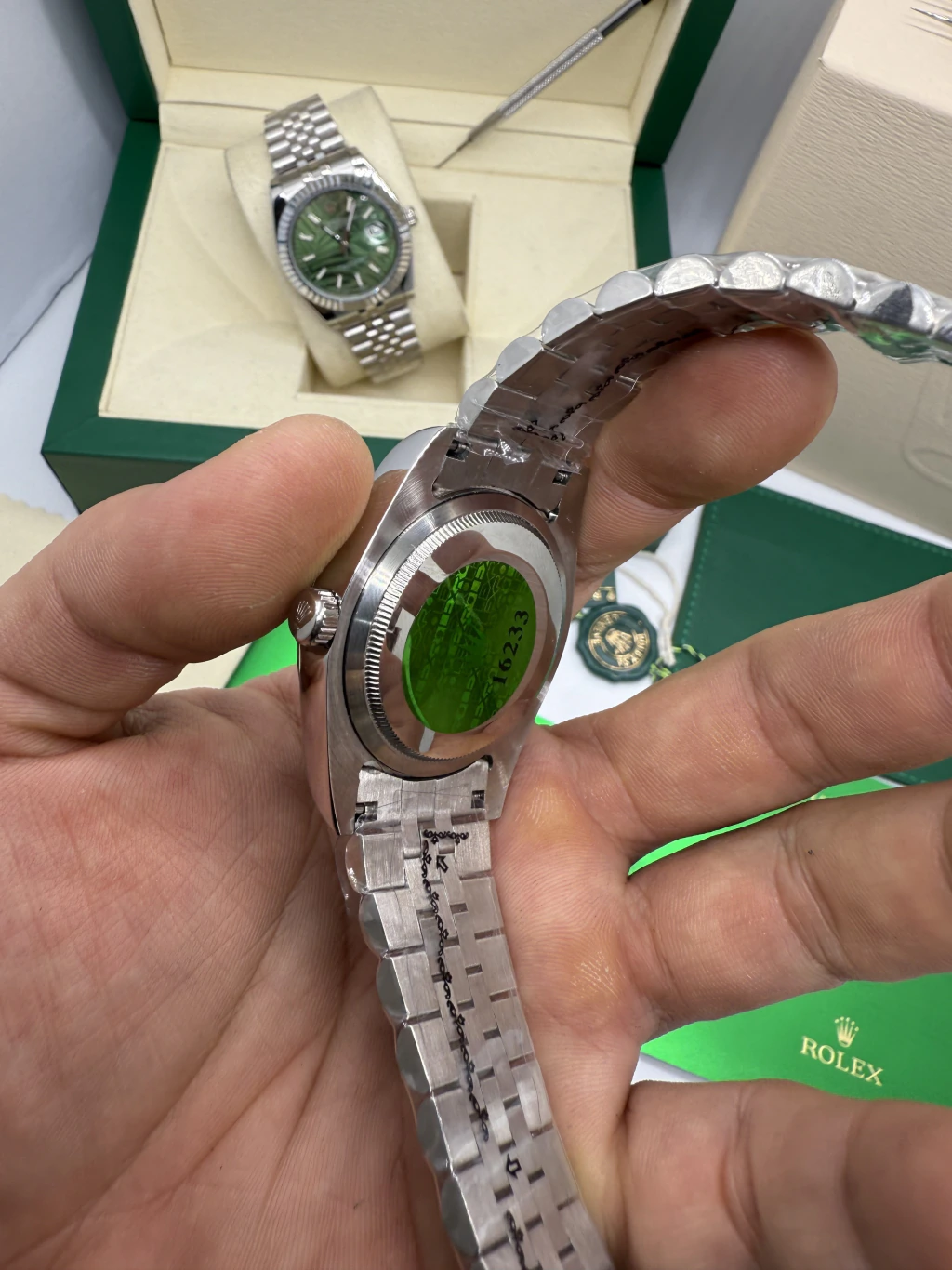 Datejust 40mm - AÇO MOSTRADOR AZUL - Imagem 3