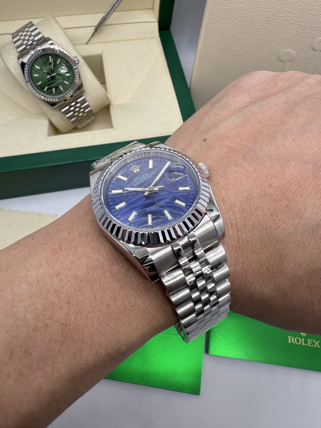 Datejust 40mm - AÇO MOSTRADOR AZUL - Imagem 5