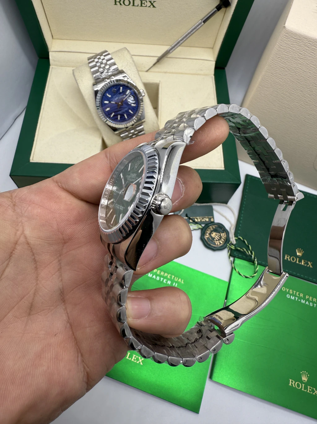 Datejust 40mm - AÇO MOSTRADOR VERDE - Imagem 2