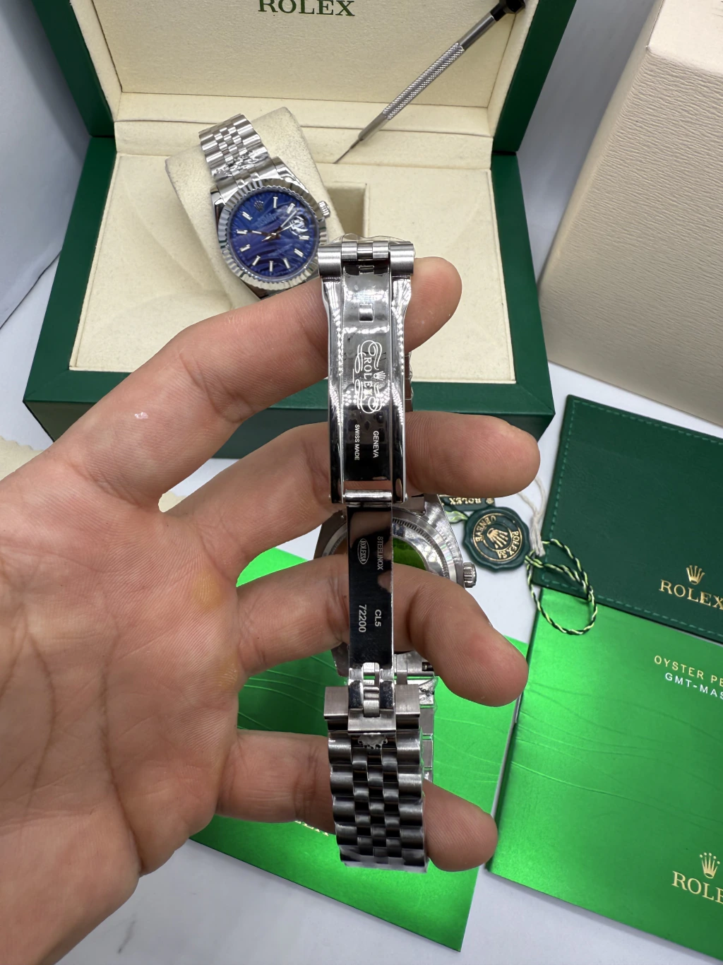 Datejust 40mm - AÇO MOSTRADOR VERDE - Imagem 4