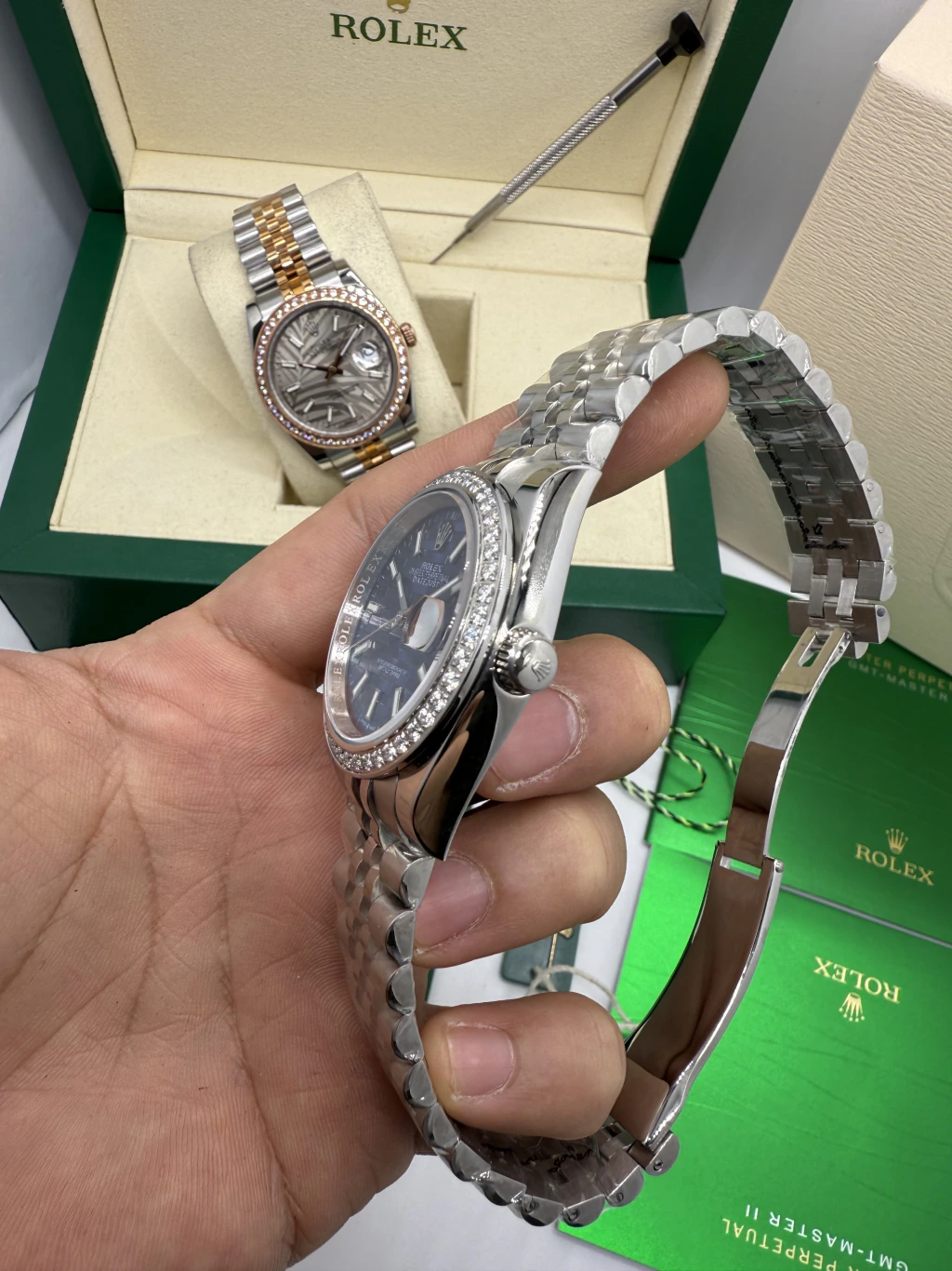 Datejust 40mm - AÇO MOSTRADOR AZUL - Imagem 2