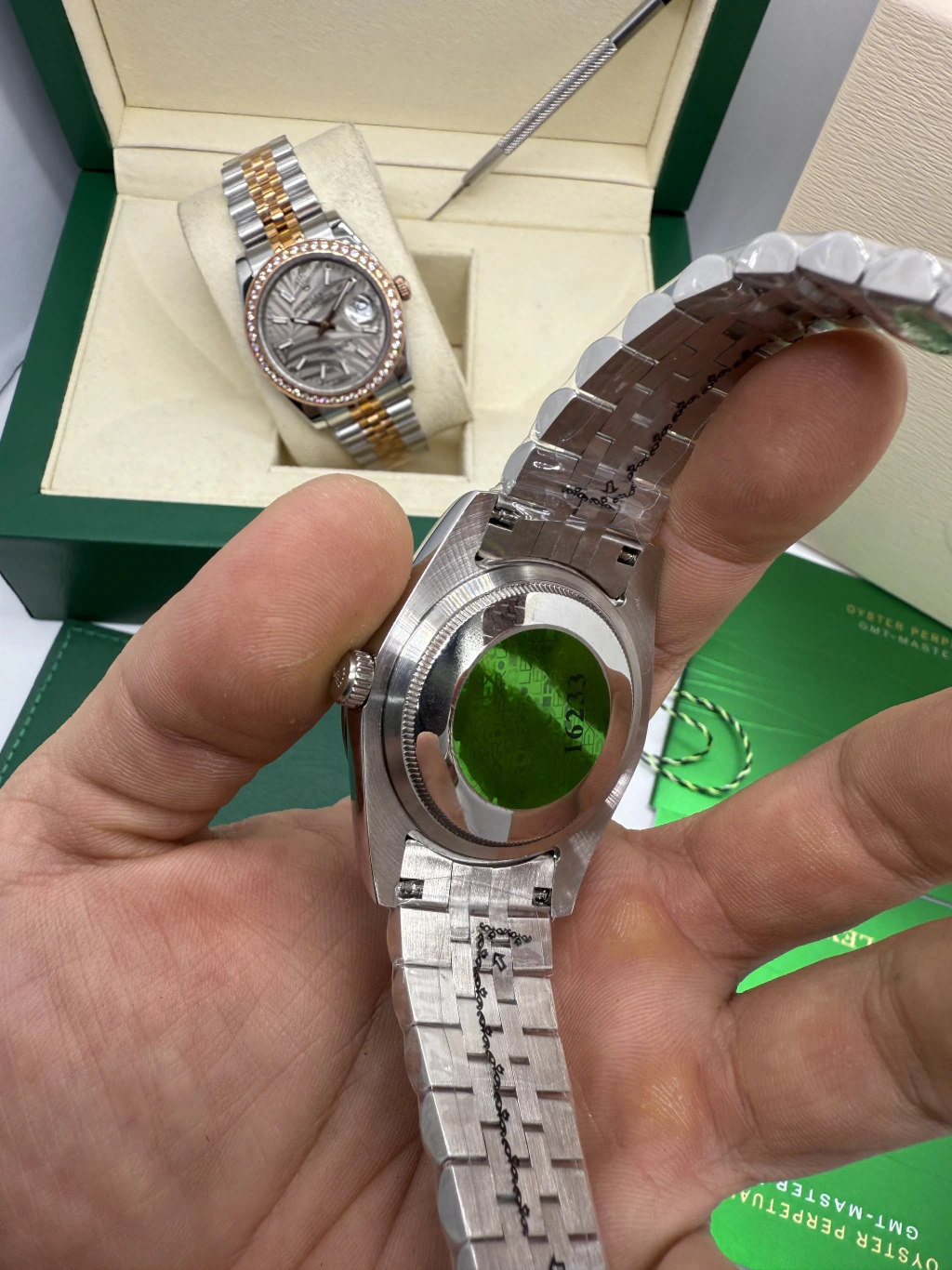 Datejust 40mm - AÇO MOSTRADOR AZUL - Imagem 3