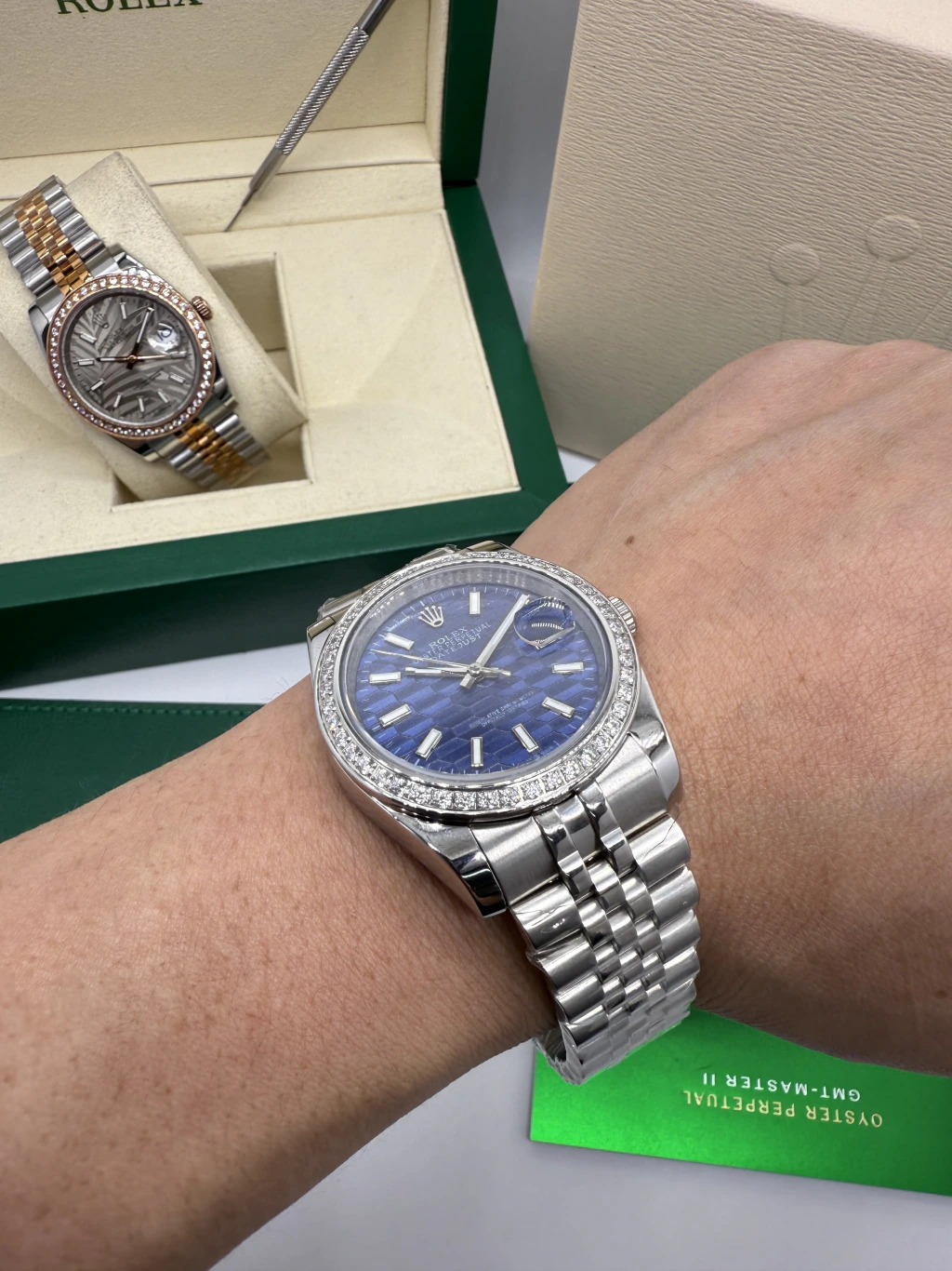 Datejust 40mm - AÇO MOSTRADOR AZUL - Imagem 5