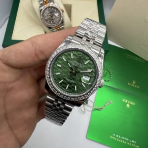Datejust 40mm - AÇO MOSTRADOR VERDE