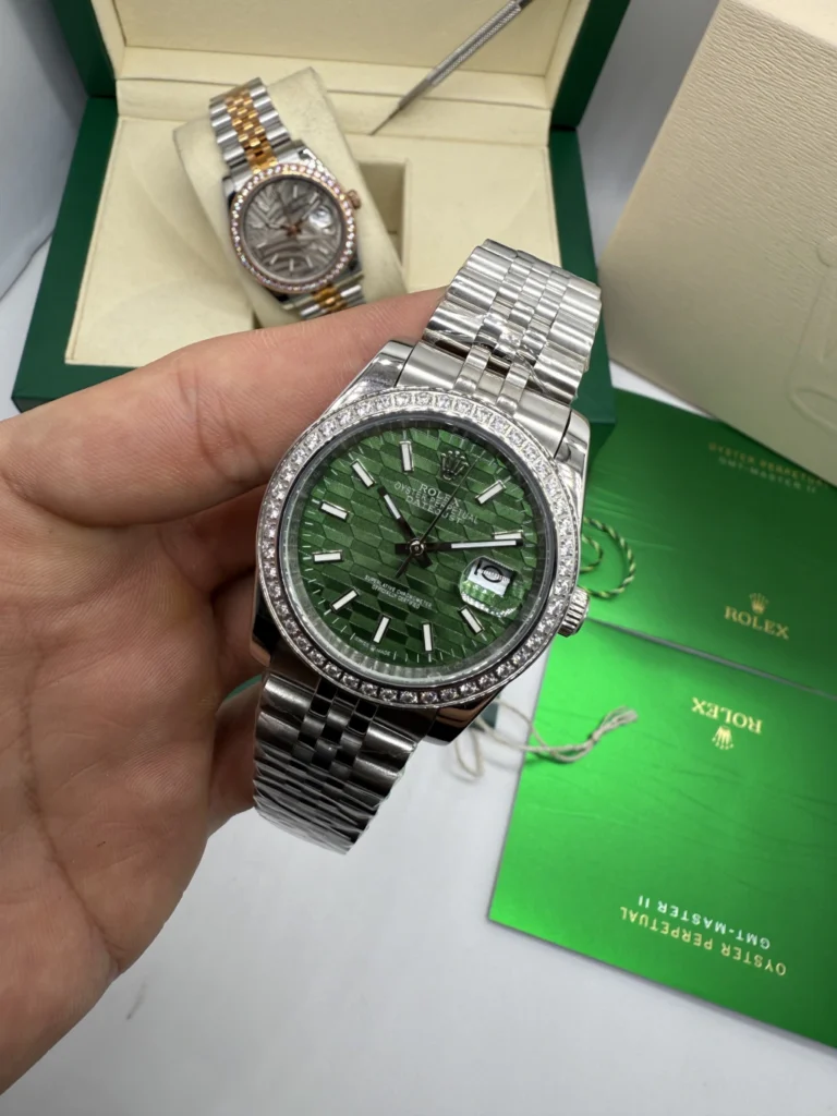 Datejust 40mm - AÇO MOSTRADOR VERDE