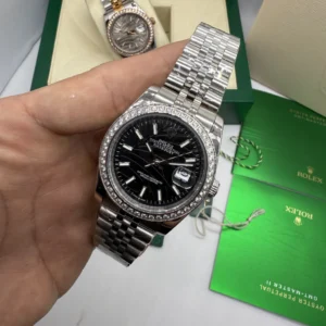 Datejust 40mm - AÇO MOSTRADOR PRETO