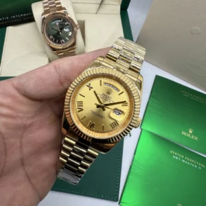 Day-Date President 40mm - AÇO DOURADO MOSTRADOR DOURADO