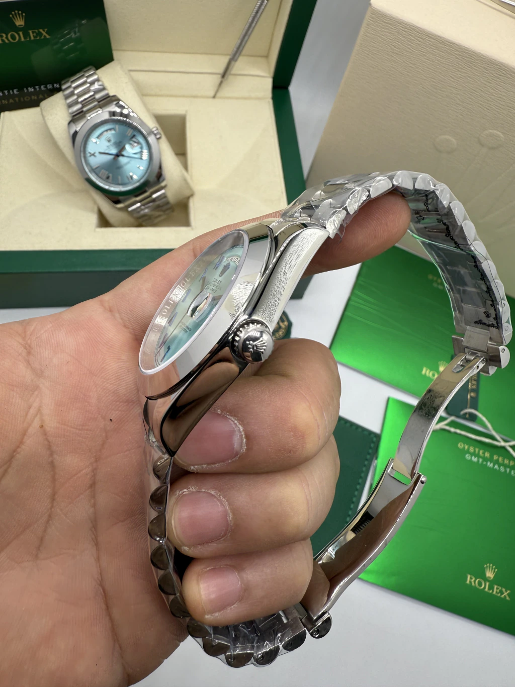 Day-Date Arabic 40mm - AÇO MOSTRADOR TIFFANY - Imagem 2