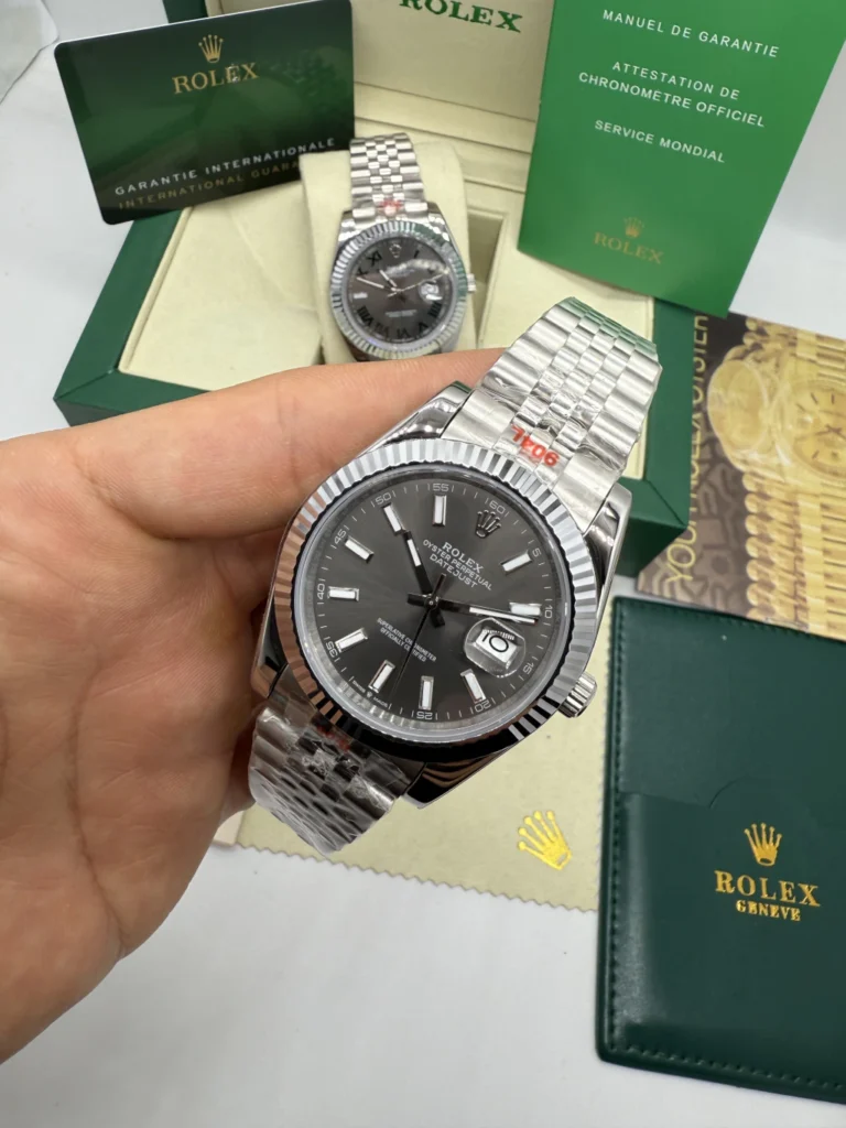 Datejust 40mm - AÇO MOSTRADOR CINZA
