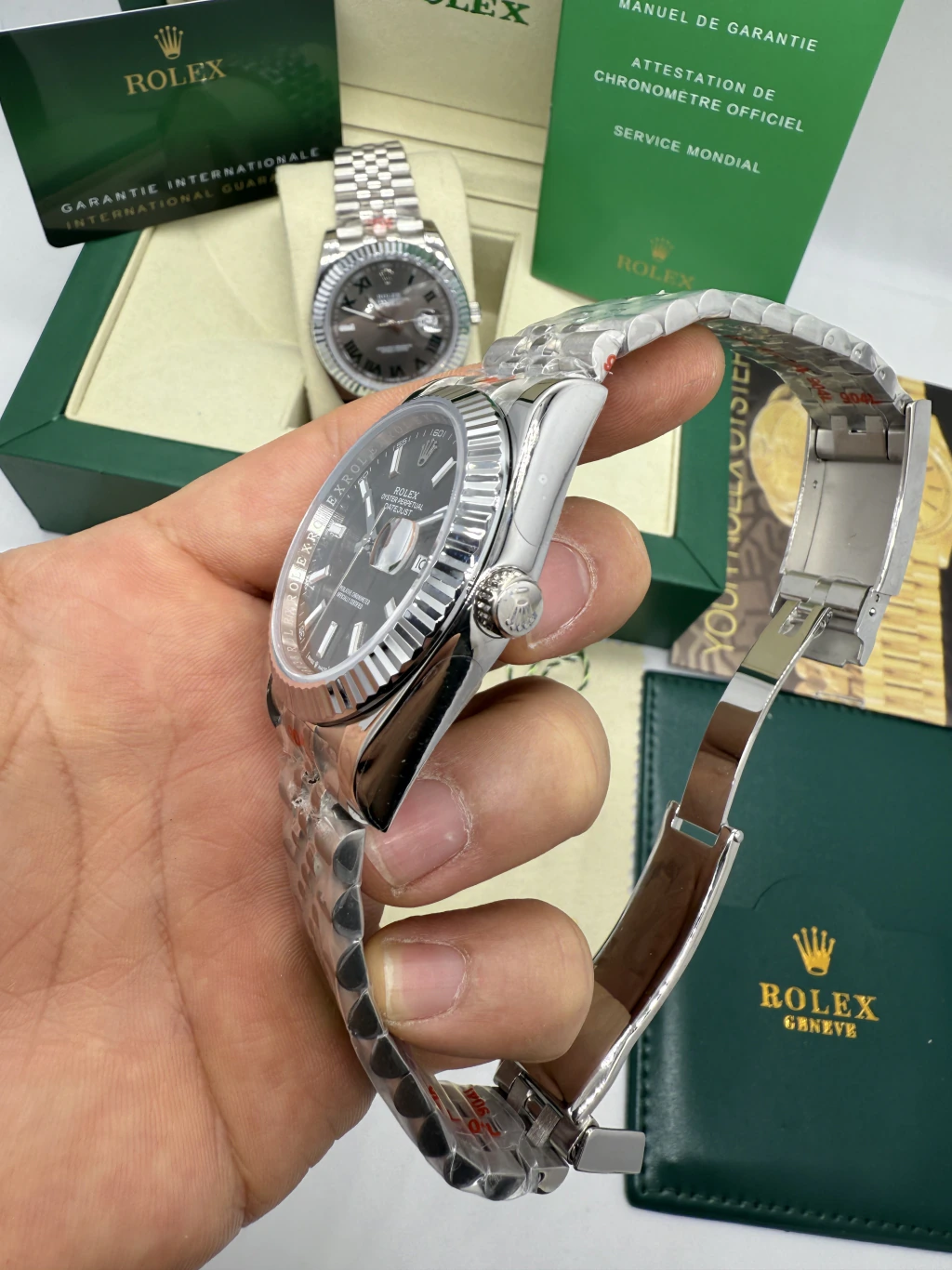 Datejust 40mm - AÇO MOSTRADOR CINZA - Imagem 2