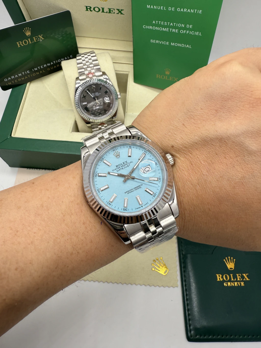 Datejust 40mm - AÇO MOSTRADOR TIFFANY - Imagem 5