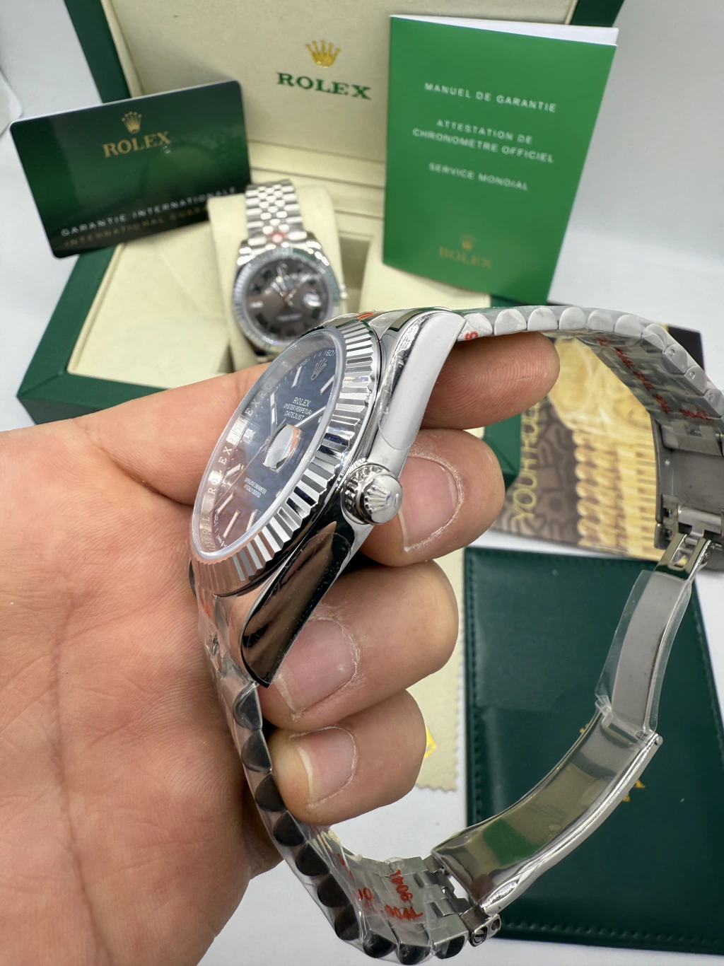Datejust 40mm - AÇO MOSTRADOR AZUL - Imagem 2