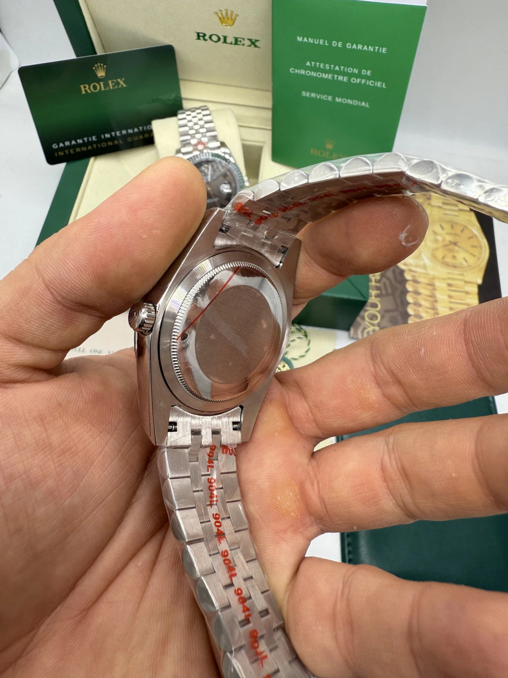 Datejust 40mm - AÇO MOSTRADOR VERDE - Imagem 3
