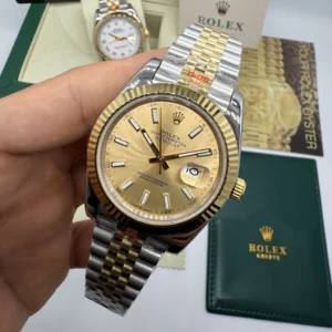 Datejust 40mm - AÇO COM DOURADO MOSTRADOR DOURADO
