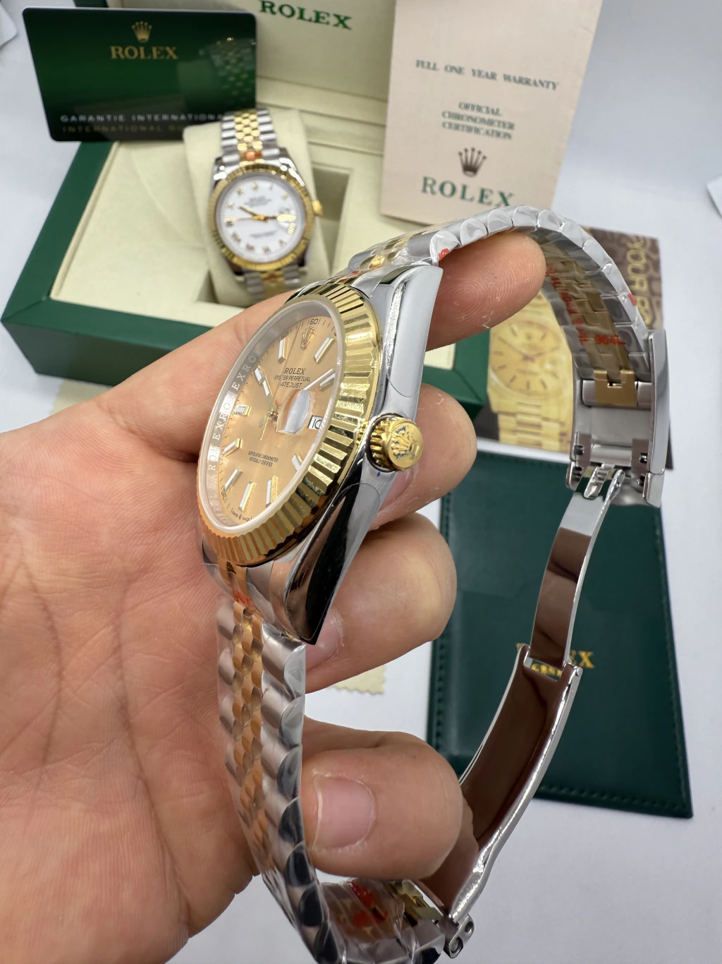 Datejust 40mm - AÇO COM DOURADO MOSTRADOR DOURADO - Imagem 2