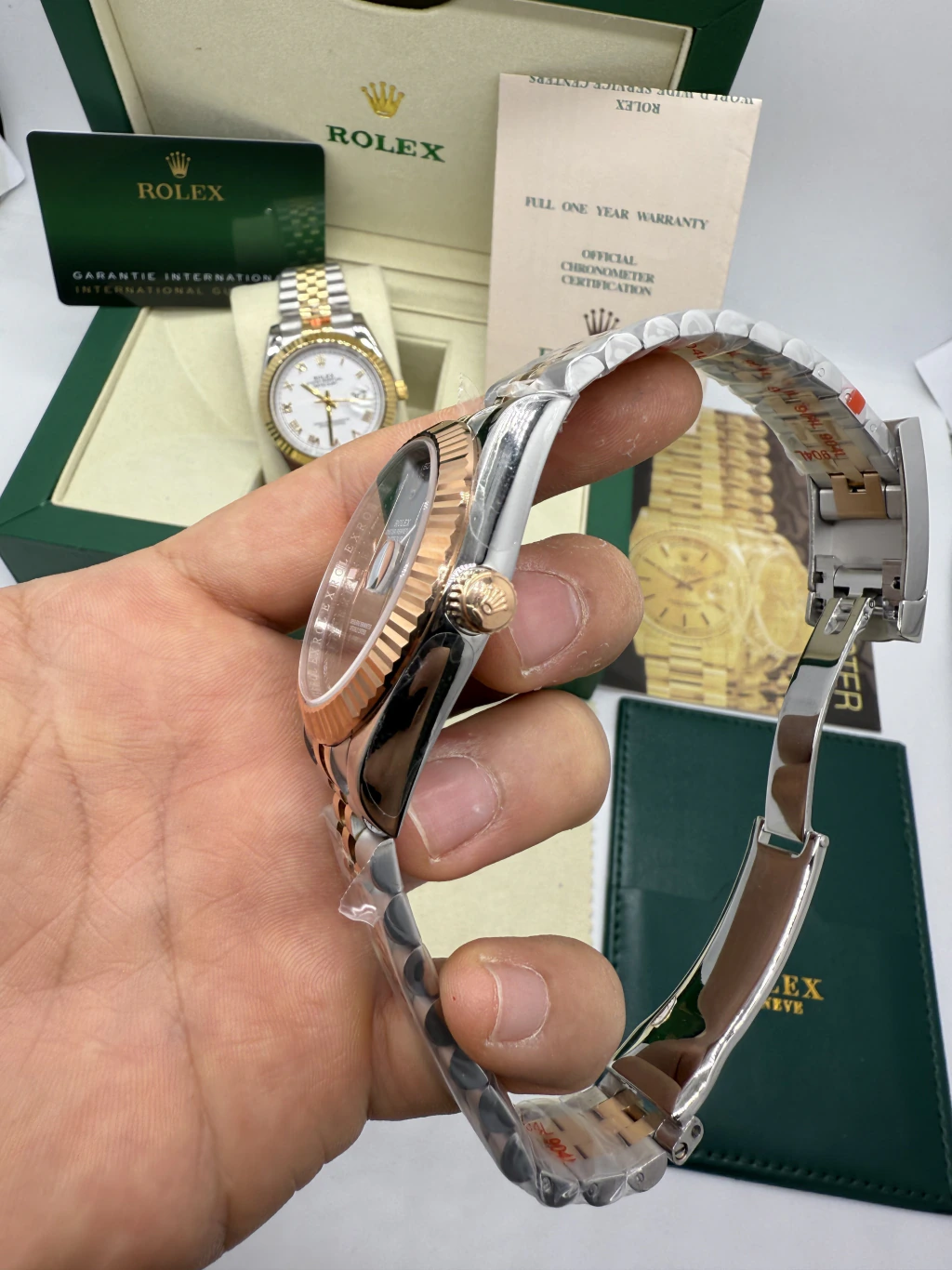 Datejust 40mm - AÇO COM ROSE MOSTRADOR CINZA - Imagem 2