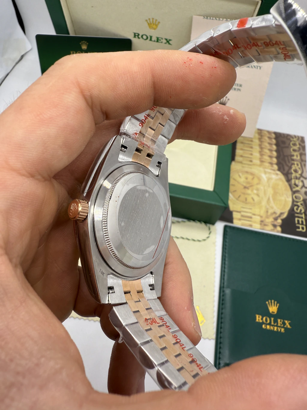 Datejust 40mm - AÇO COM ROSE MOSTRADOR CINZA - Imagem 3