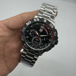 TAG Heuer Kimi Raikkönen 44mm - AÇO MOSTRADOR PRETO