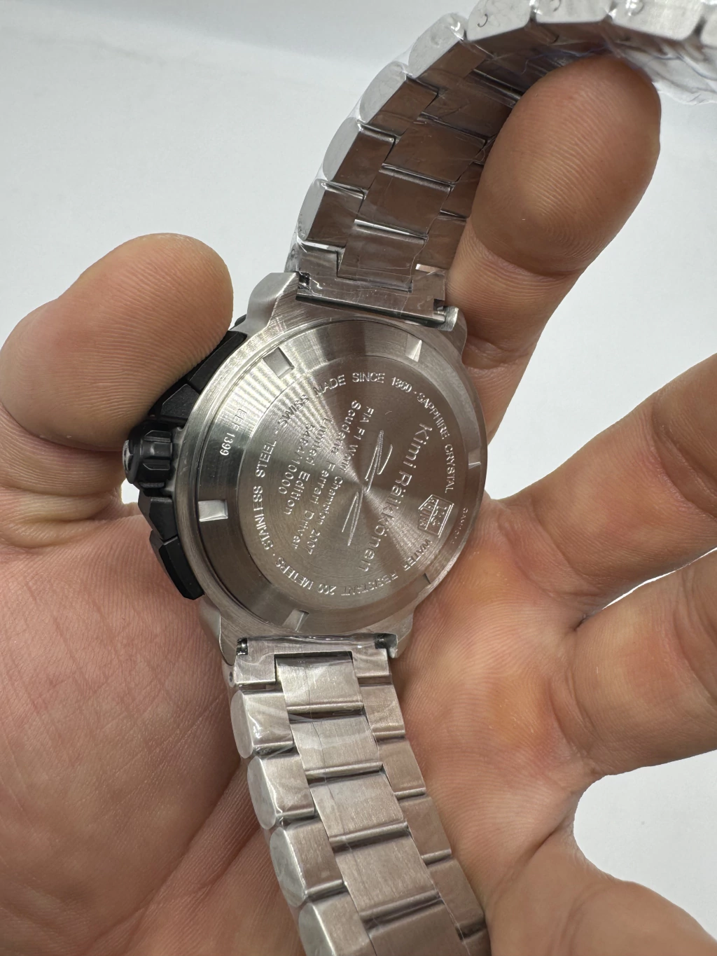 TAG Heuer Kimi Raikkönen 44mm - AÇO MOSTRADOR PRETO - Imagem 3