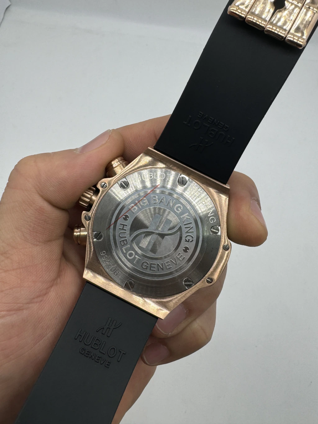 Hublot Big Bang 43mm - AÇO ROSE MOSTRADOR SKELETON - SILICONE - Imagem 3