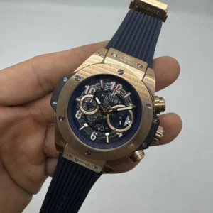 Hublot Big Bang 43mm - AÇO ROSE MOSTRADOR SKELETON - SILICONE