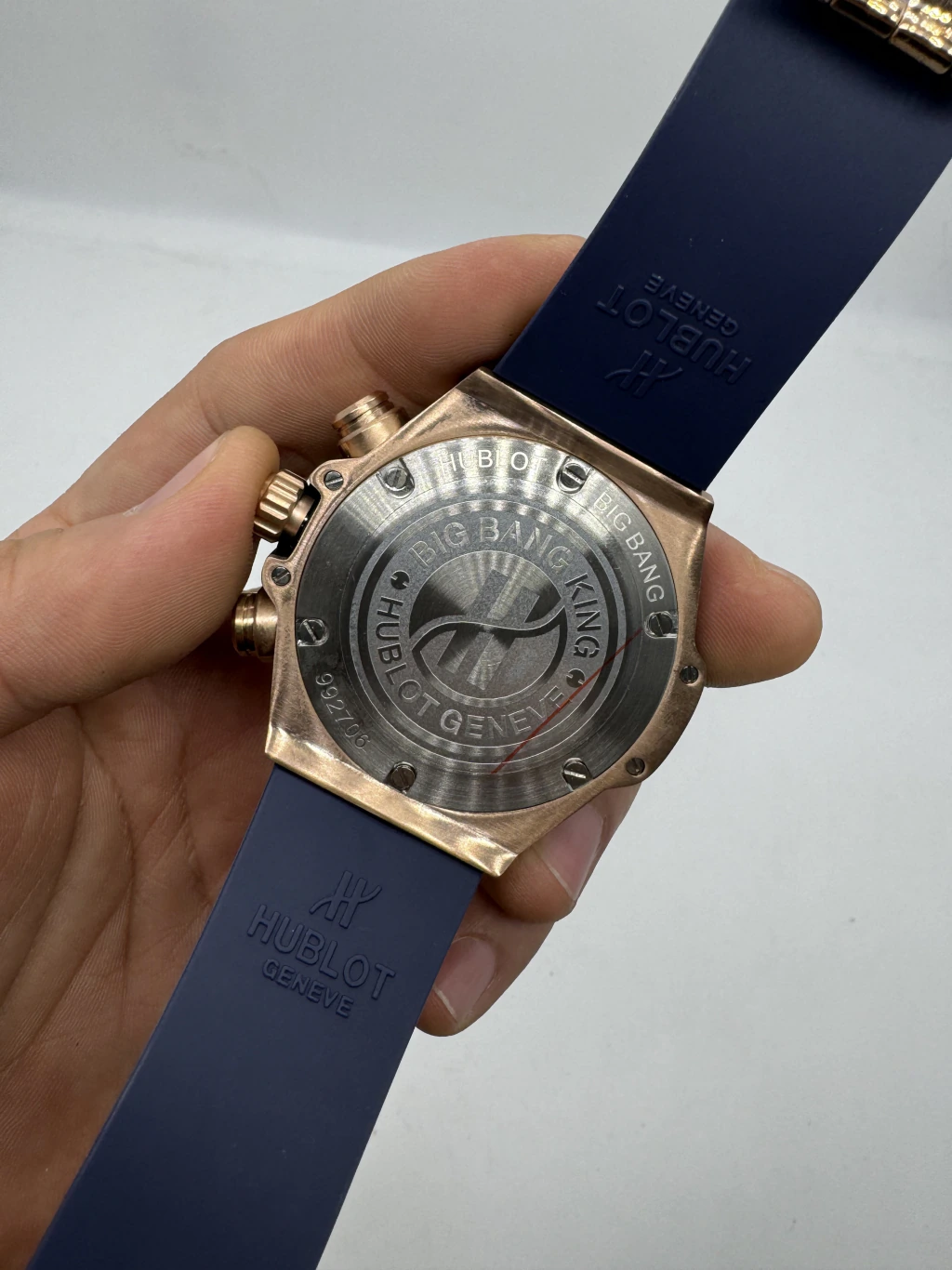 Hublot Big Bang 43mm - AÇO ROSE MOSTRADOR SKELETON - SILICONE - Imagem 3
