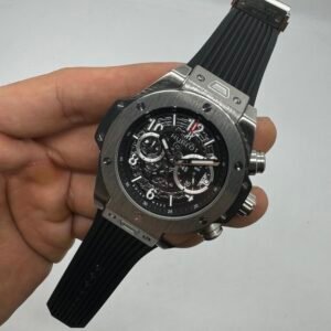 Hublot Big Bang 43mm - AÇO MOSTRADOR SKELETON - SILICONE