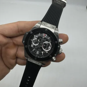 Hublot Big Bang 43mm - AÇO MOSTRADOR SKELETON - SILICONE