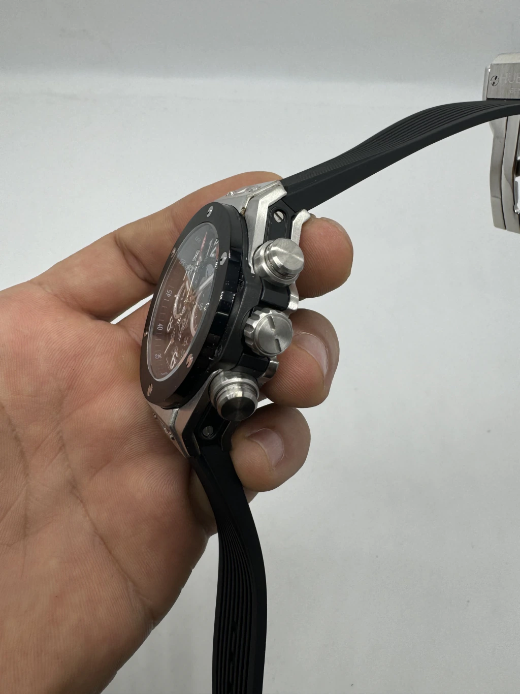 Hublot Big Bang 43mm - AÇO MOSTRADOR SKELETON - SILICONE - Imagem 2