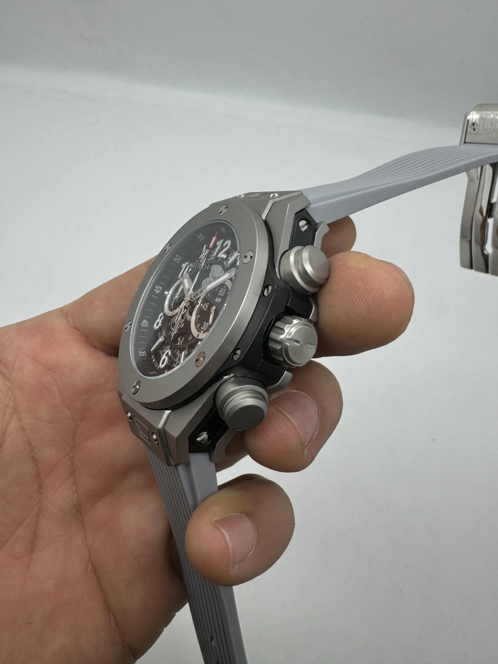 Hublot Big Bang 43mm - AÇO MOSTRADOR SKELETON - SILICONE - Imagem 2