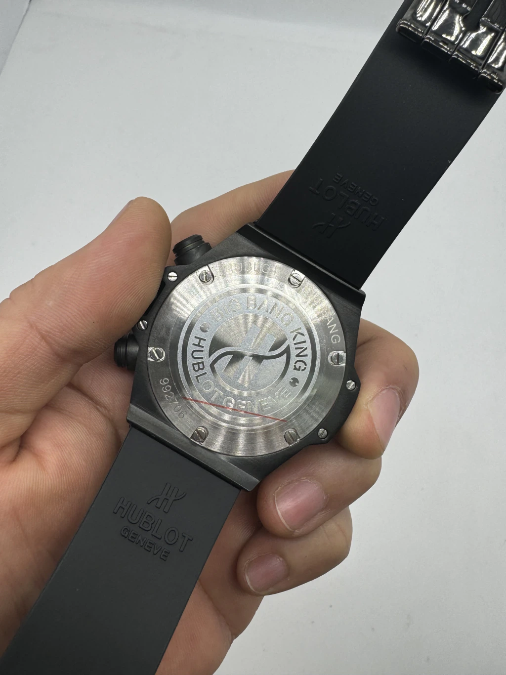 Hublot Big Bang 43mm - AÇO PRETO MOSTRADOR SKELETON - SILICONE - Imagem 3