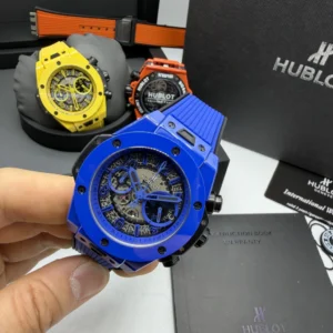 Hublot Big Bang Magic 44mm - AÇO AZUK MOSTRADOR SKELETON - SILICONE