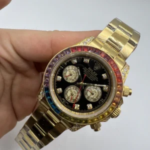 Daytona 40mm - AÇO DOURADO MOSTRADOR PRETO