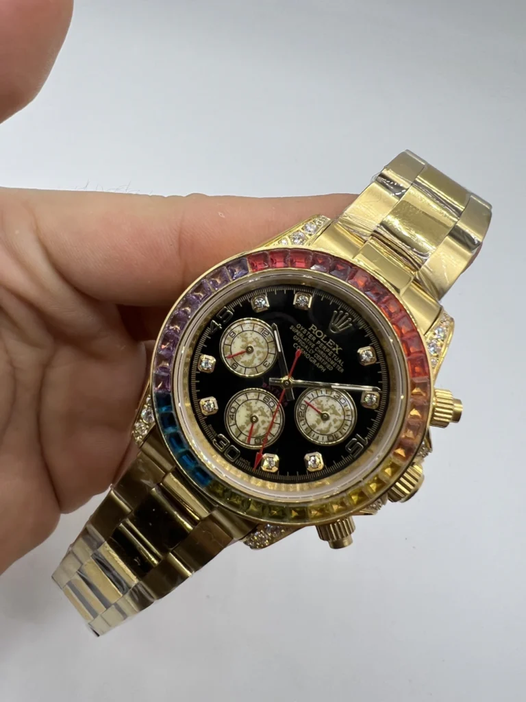 Daytona 40mm - AÇO DOURADO MOSTRADOR PRETO