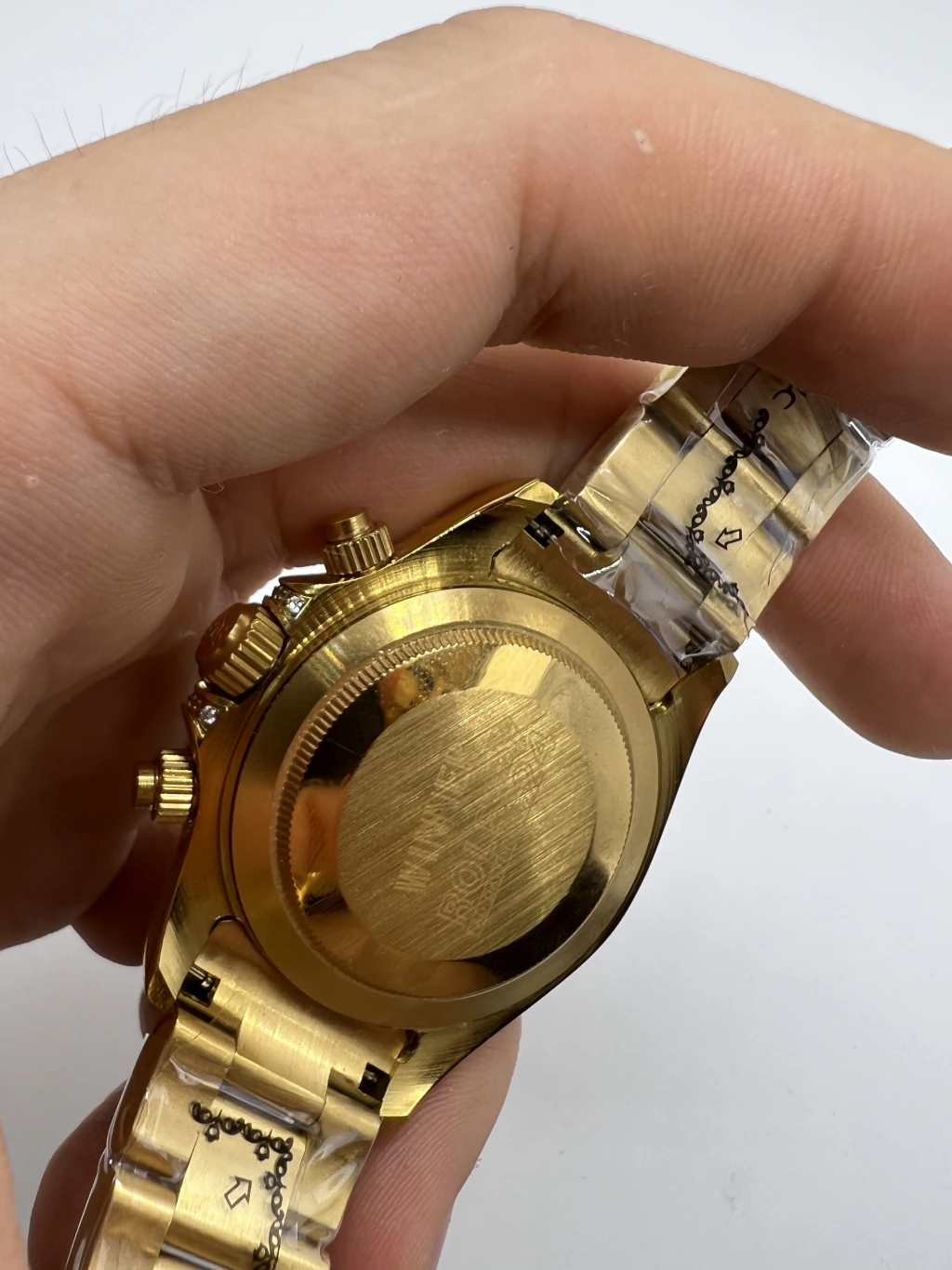 Daytona 40mm - AÇO DOURADO MOSTRADOR PRETO - Imagem 3