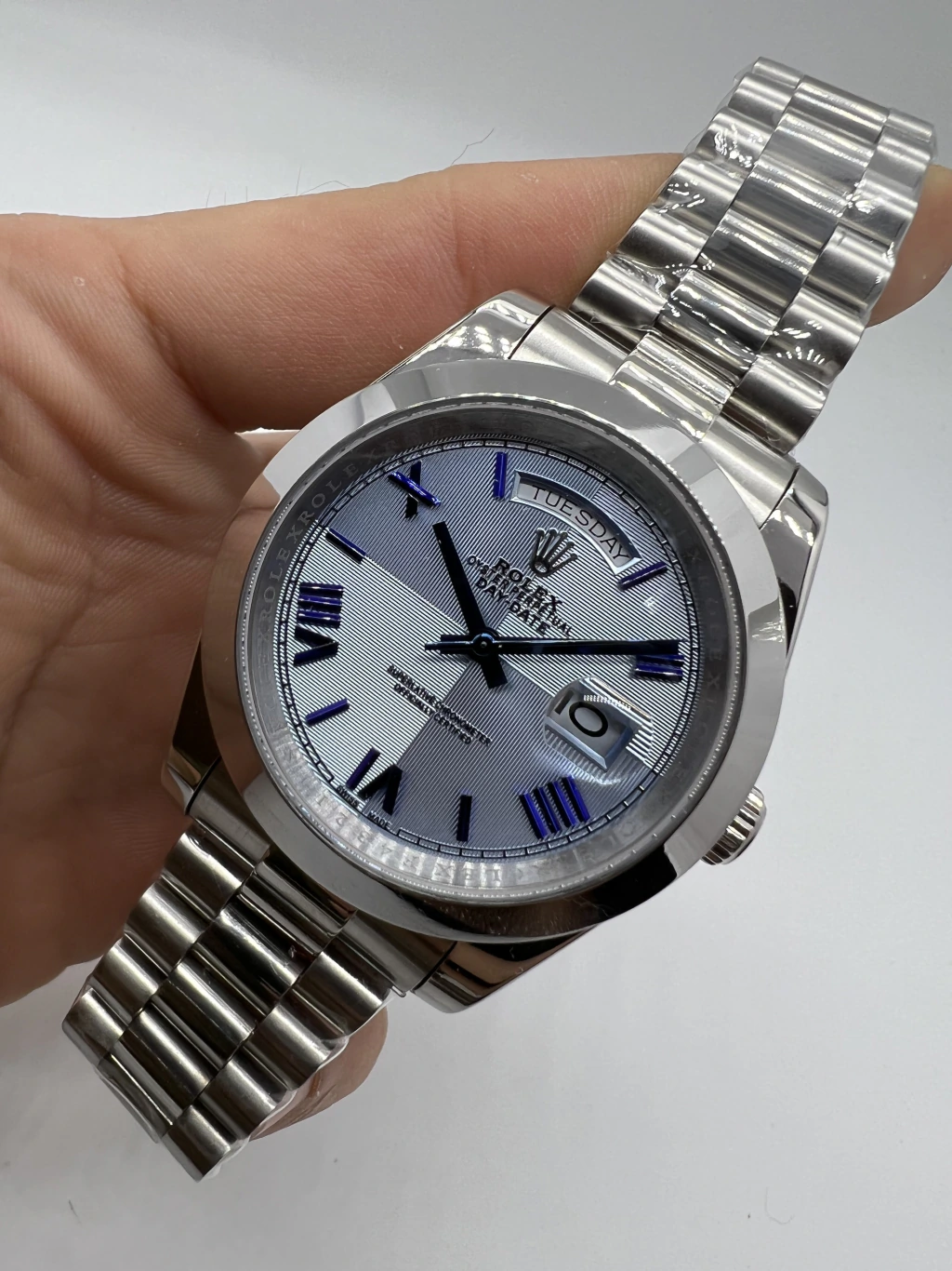 Day-Date President 40mm - AÇO MOSTRADOR TIFFANY
