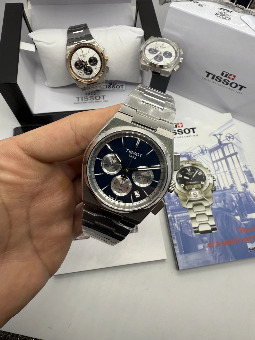 Tissot PRX 40mm - Aço Mostrador Preto