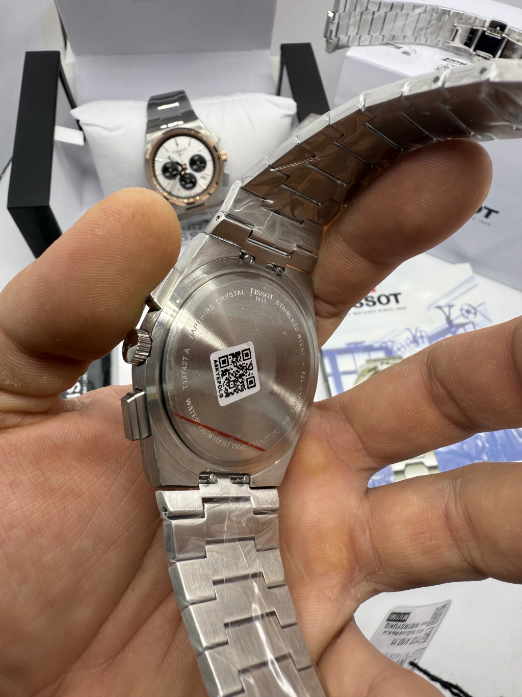 Tissot PRX 40mm - Aço Mostrador Preto - Imagem 3