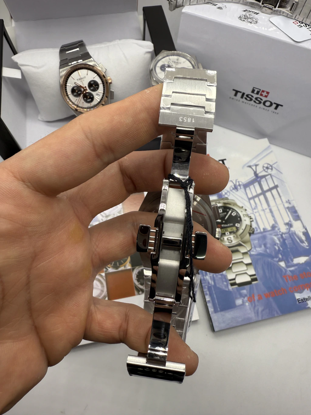 Tissot PRX 40mm - Aço Mostrador Preto - Imagem 4