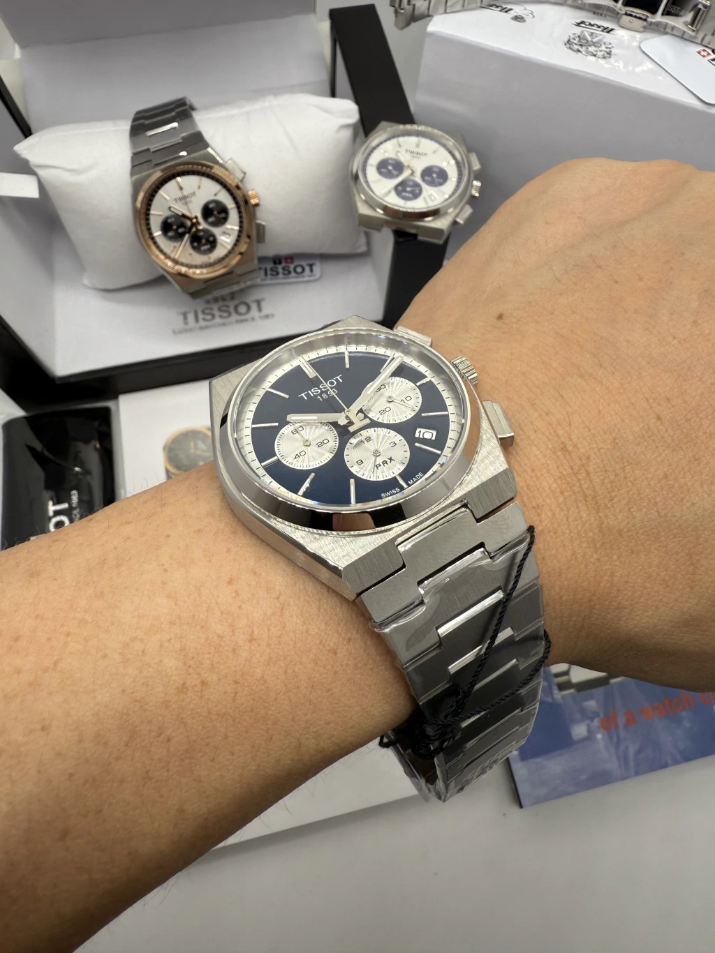 Tissot PRX 40mm - Aço Mostrador Preto - Imagem 5