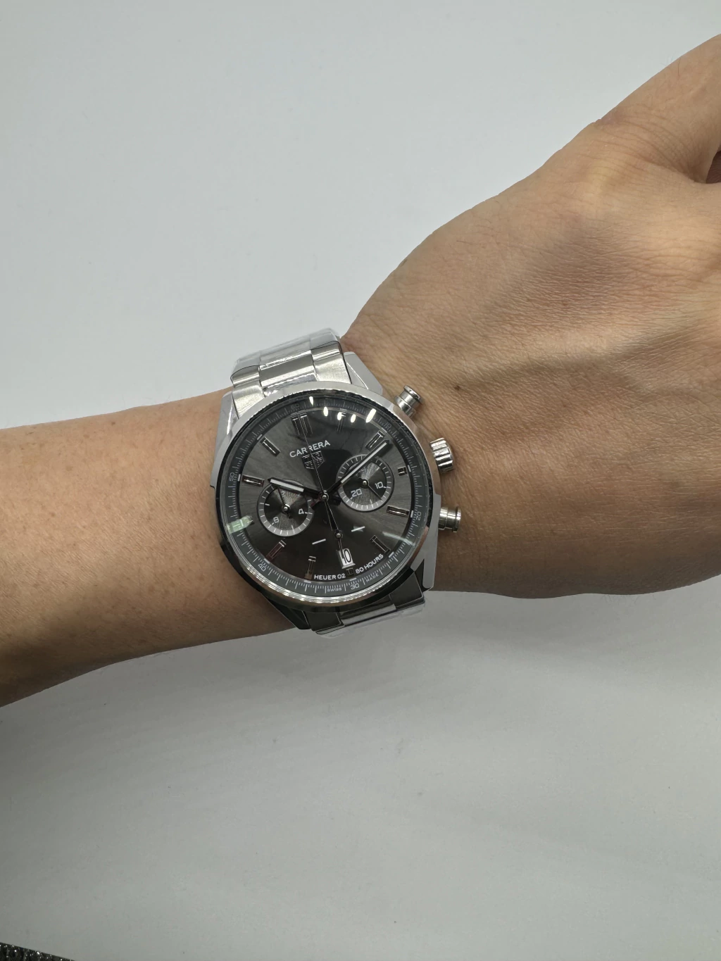 TAG Heuer Carrera 44mm - AÇO MOSTRADOR CINZA - Imagem 5