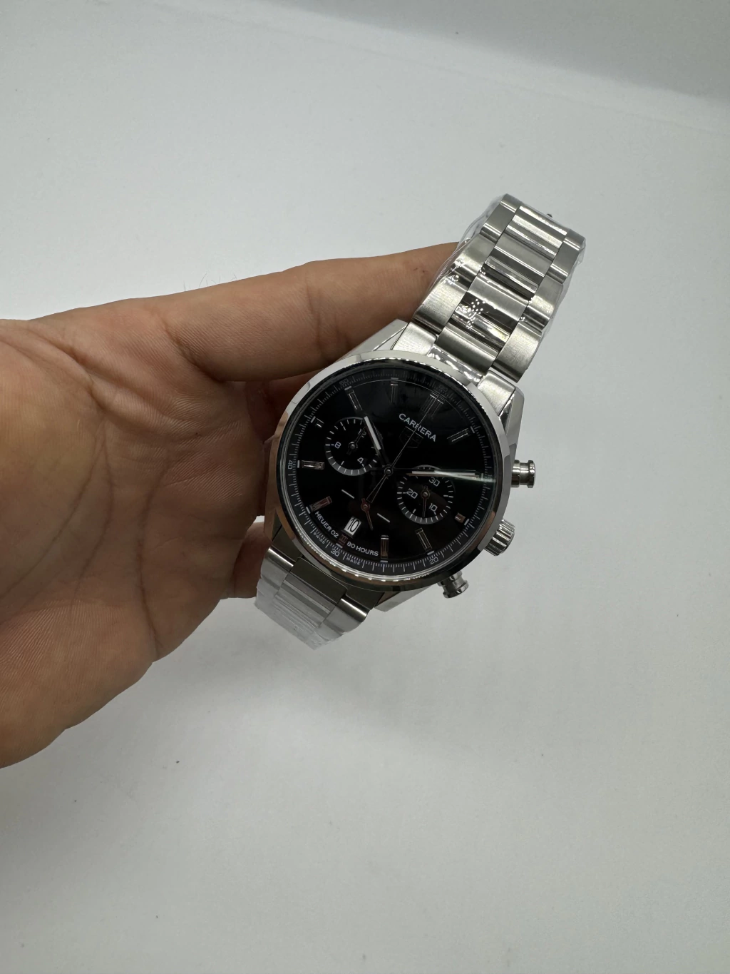TAG Heuer Carrera 44mm - AÇO MOSTRADOR CINZA - Imagem 6