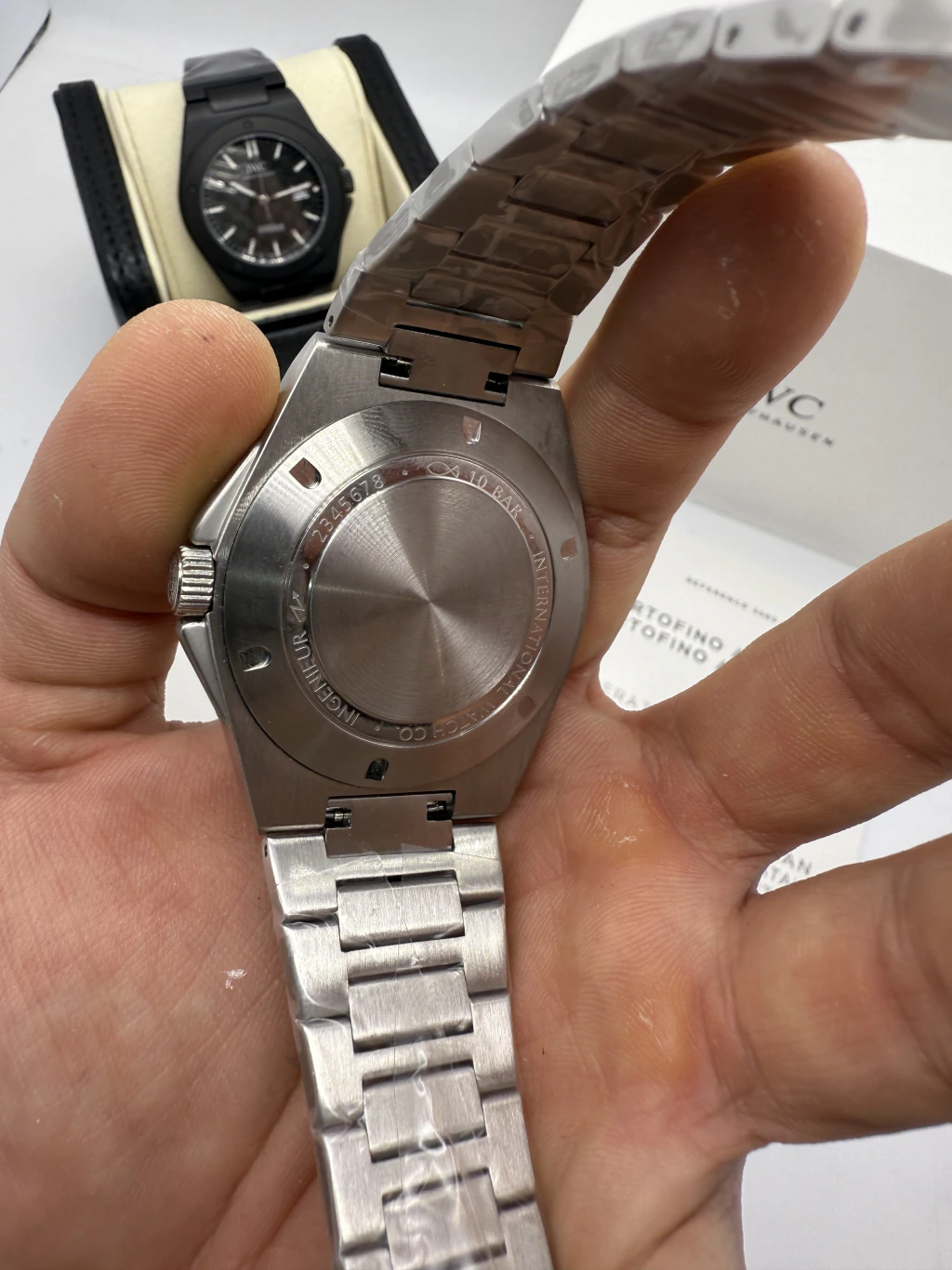IWC Ingenieur 40mm - AÇO MOSTRADOR BRANCO - Imagem 3