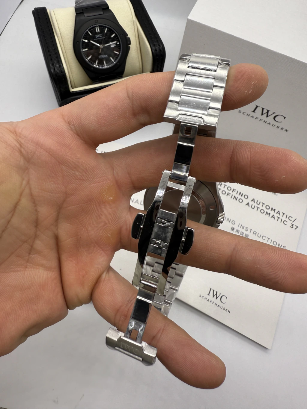 IWC Ingenieur 40mm - AÇO MOSTRADOR BRANCO - Imagem 4