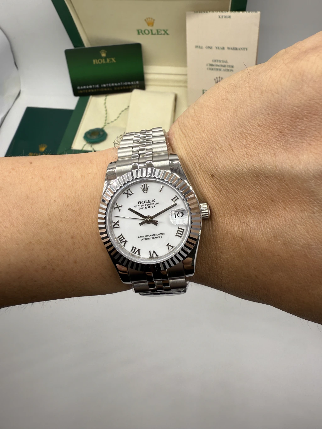 Datejust 40mm - AÇO MOSTRADOR BRANCO - Imagem 5
