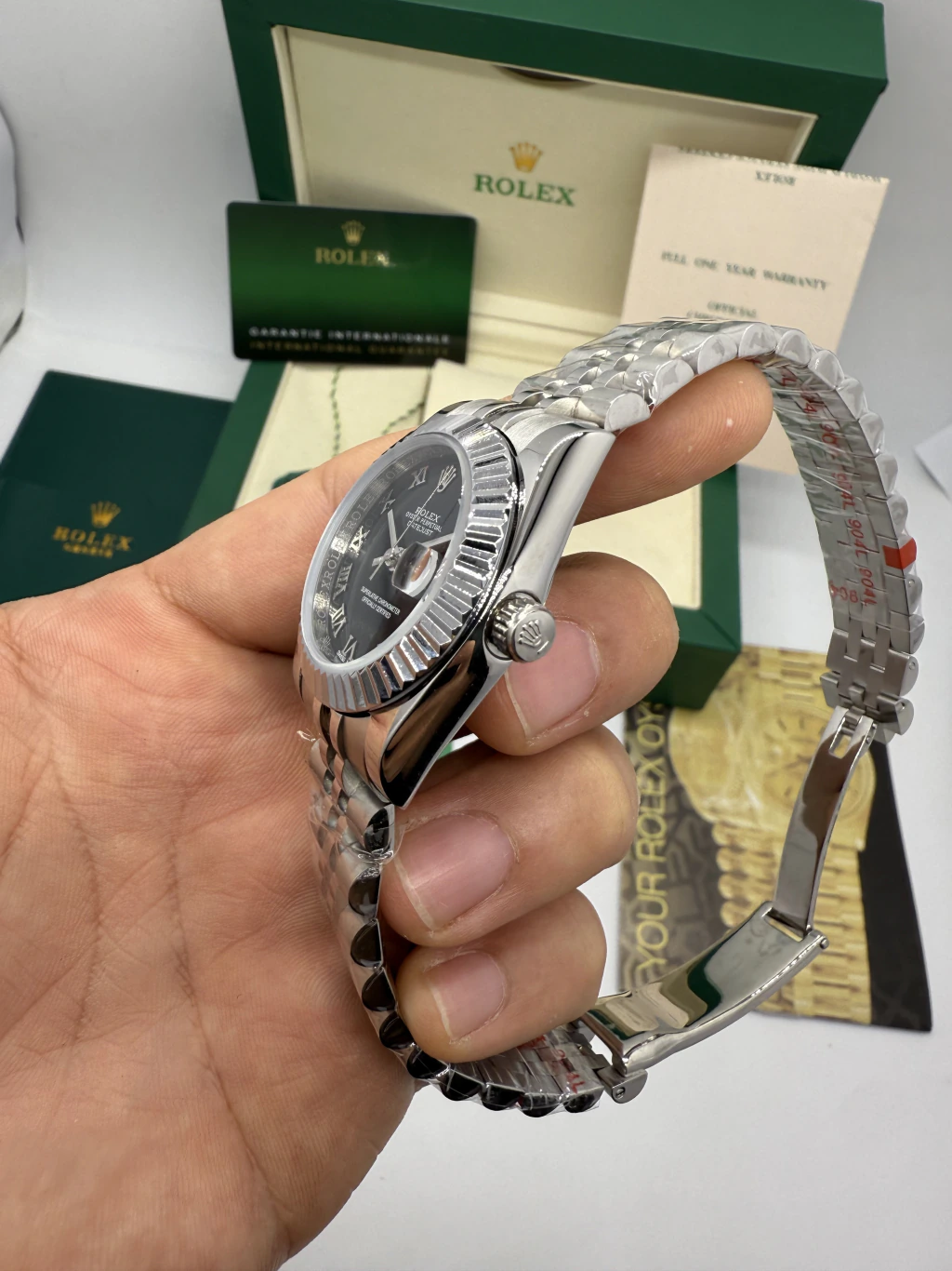 Datejust 40mm - AÇO MOSTRADOR PRETO - Imagem 2