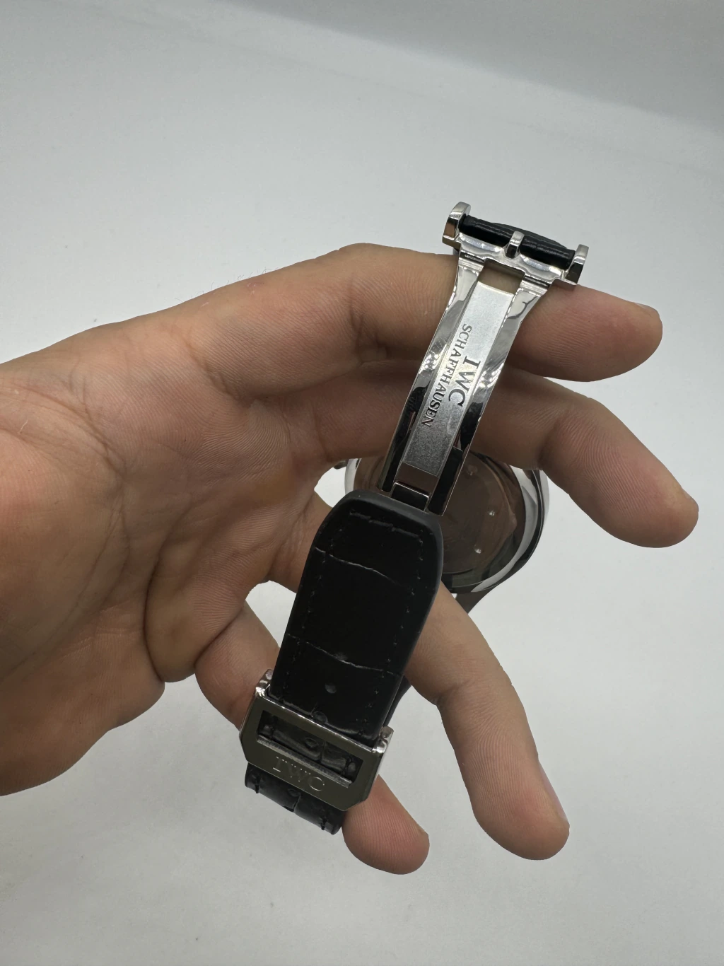 IWC Pilot 42mm - AÇO MOSTRADOR PRETO - COURO - Imagem 4